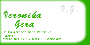 veronika gera business card